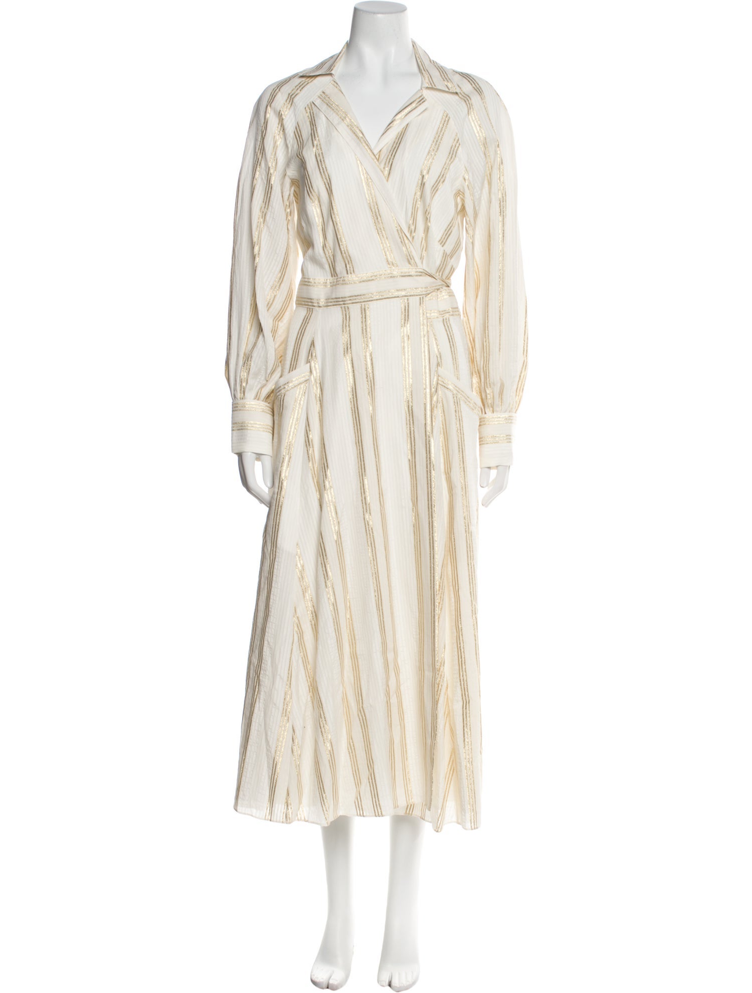Temperley London Striped Long Dress w/ Tags