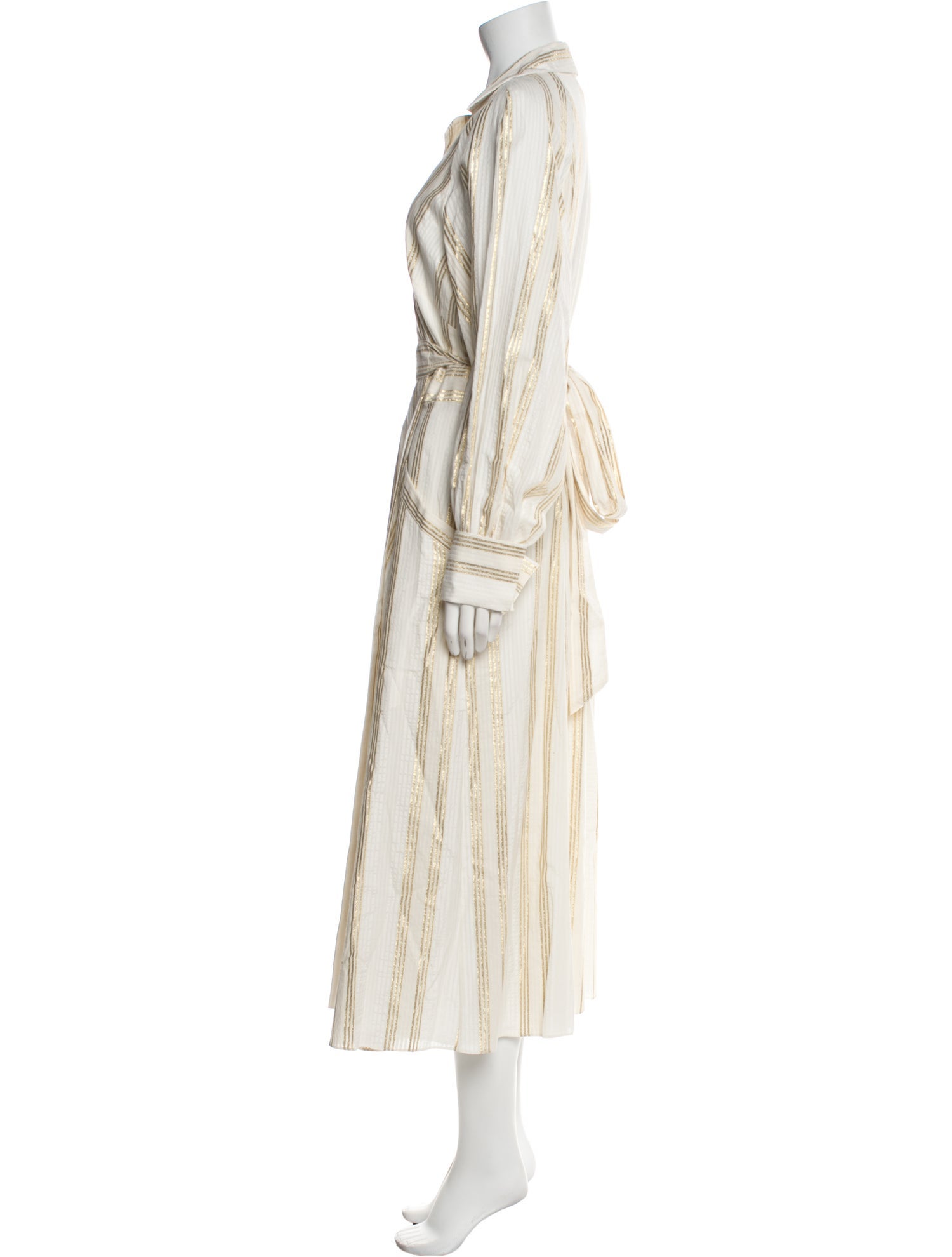 Temperley London Striped Long Dress w/ Tags