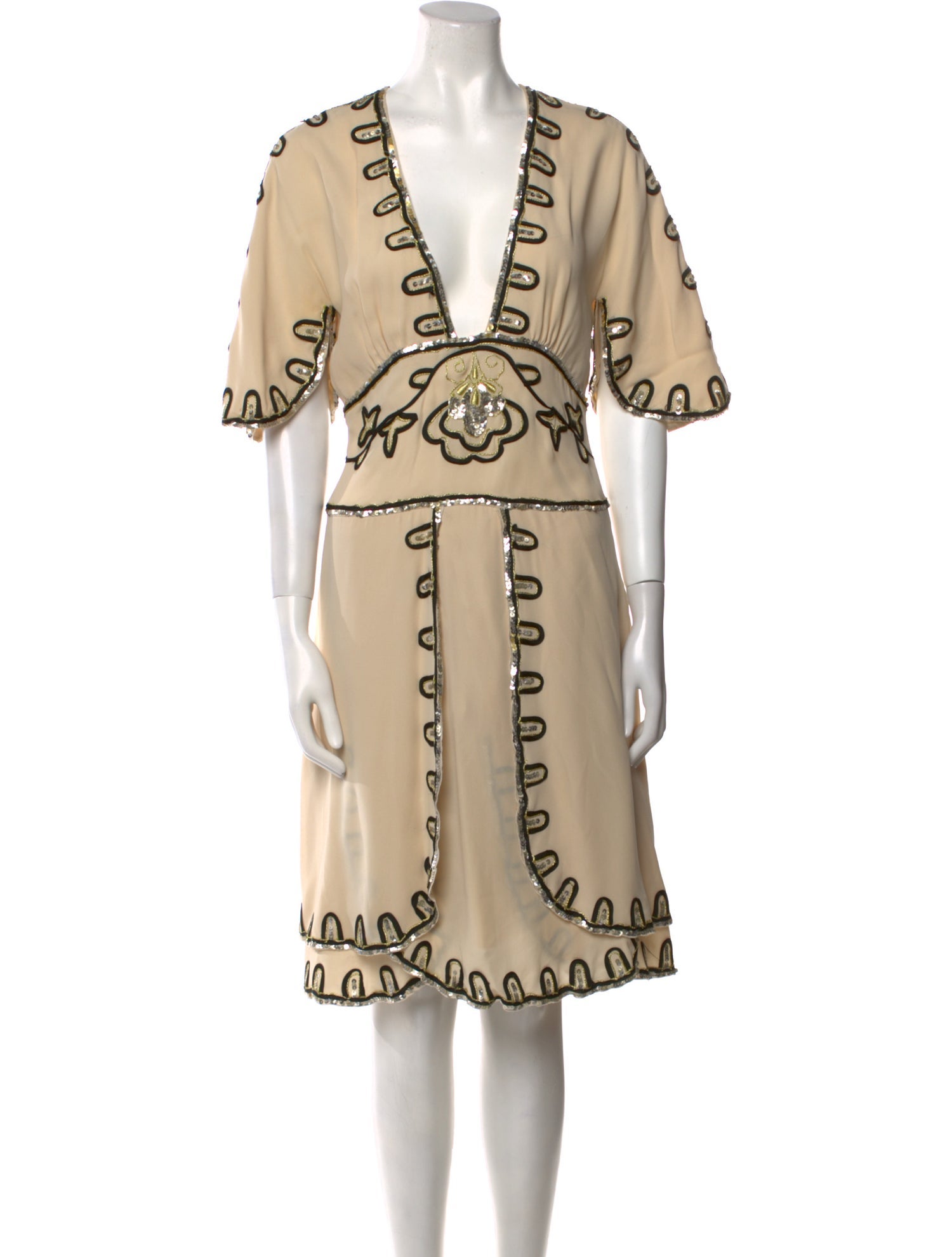 Temperley London Silk Midi Length Dress