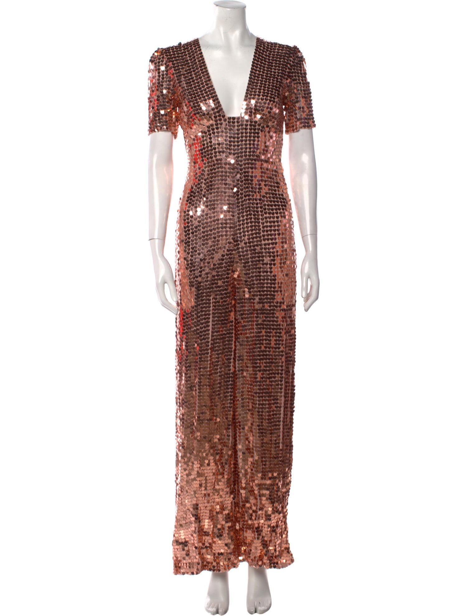Temperley London Printed V-Neck Jumpsuit