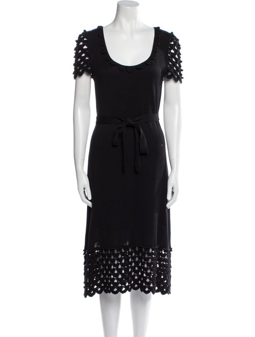 Temperley London Scoop Neck Midi Length Dress