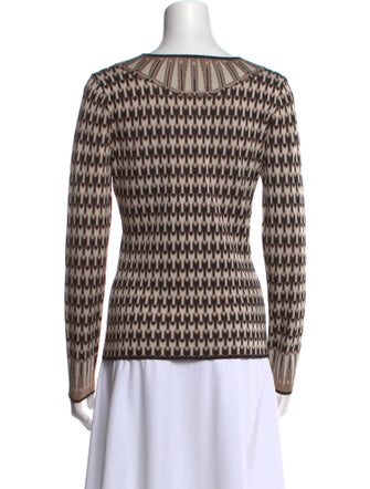 Temperley London Printed Scoop Neck Top