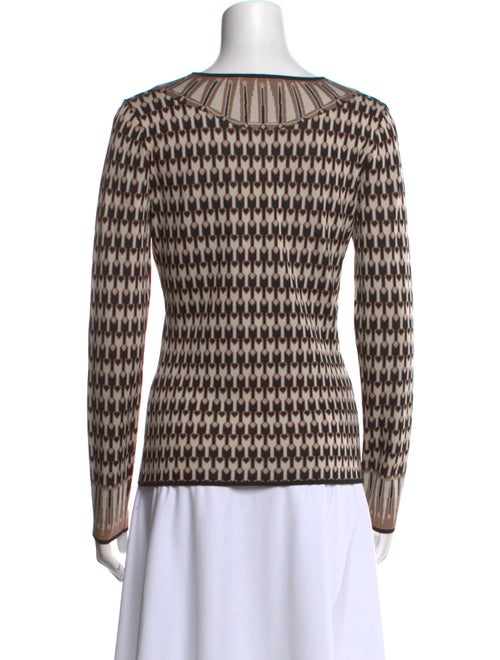 Temperley London Printed Scoop Neck Top