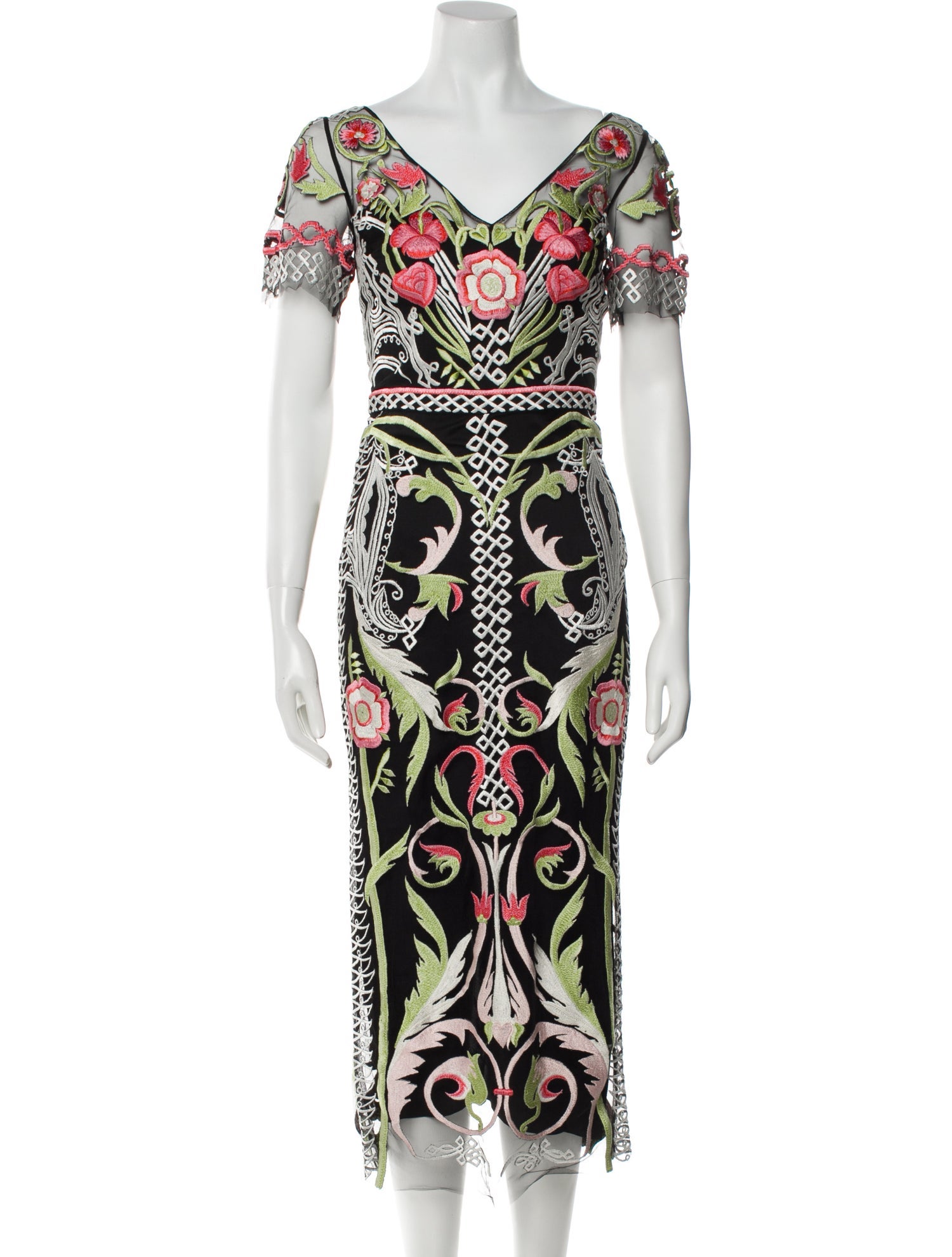 Temperley London Printed Long Dress
