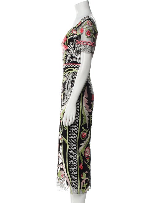 Temperley London Printed Long Dress