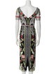 Temperley London Printed Long Dress