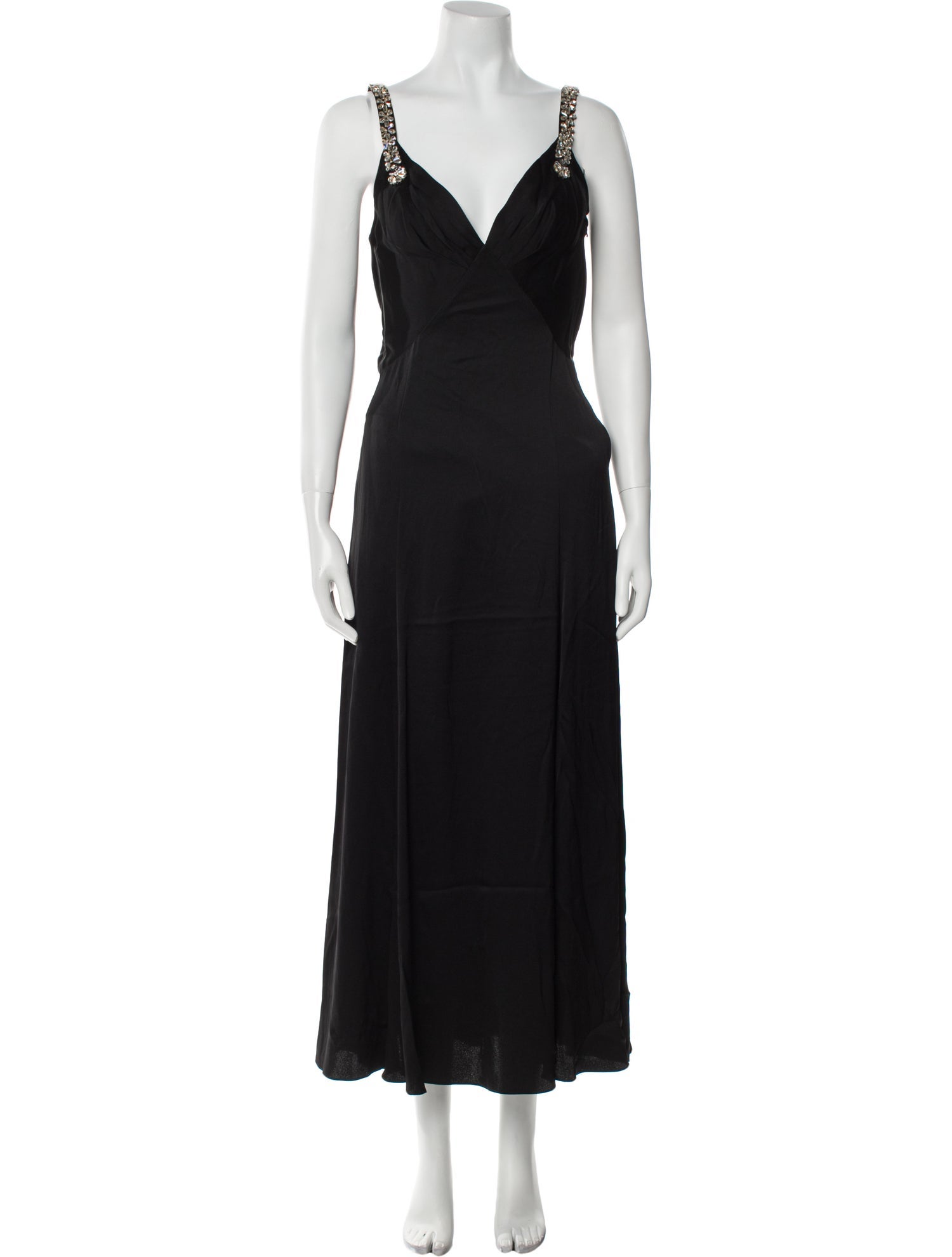 Temperley London Square Neckline Midi Length Dress