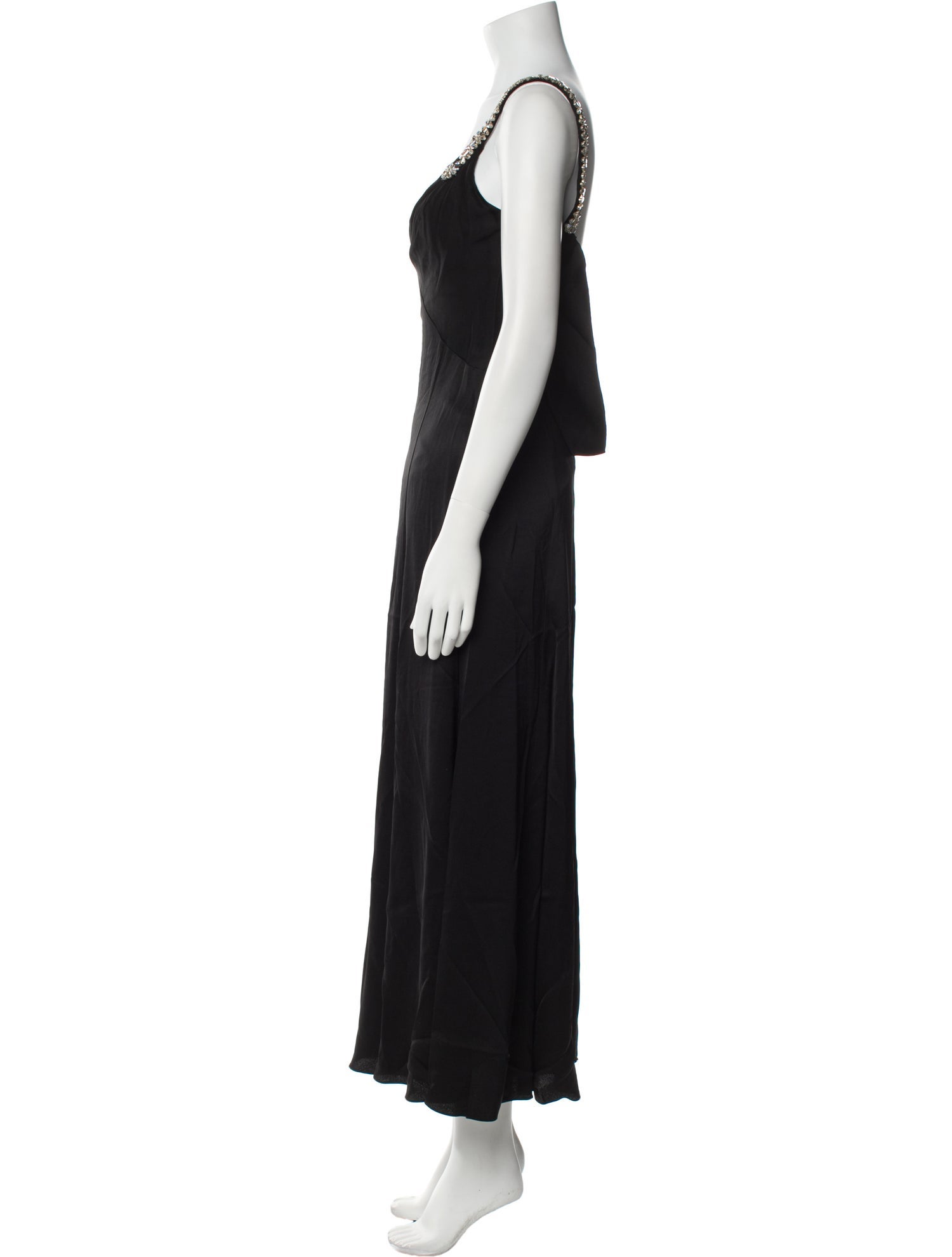 Temperley London Square Neckline Midi Length Dress