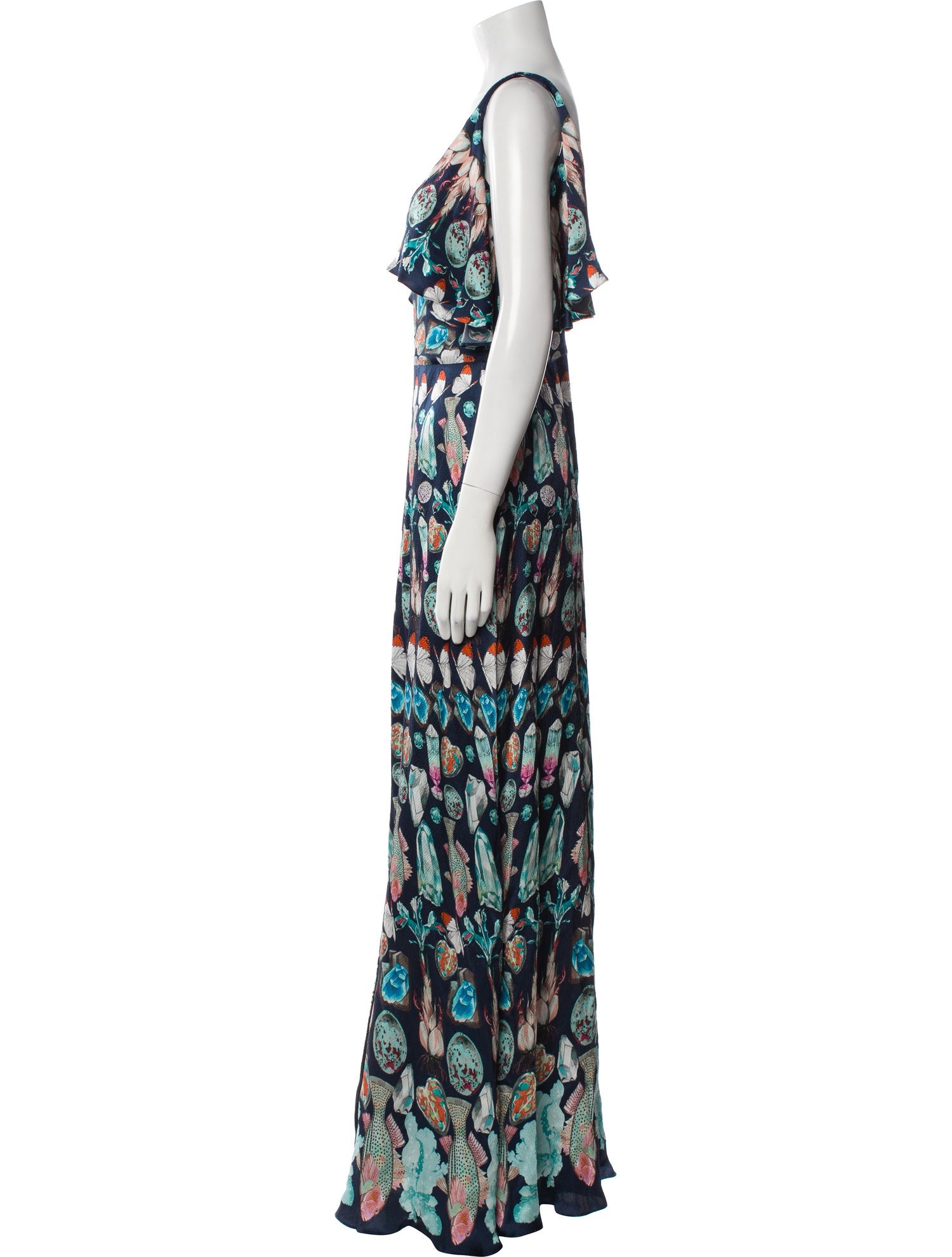 Temperley London Silk Long Dress
