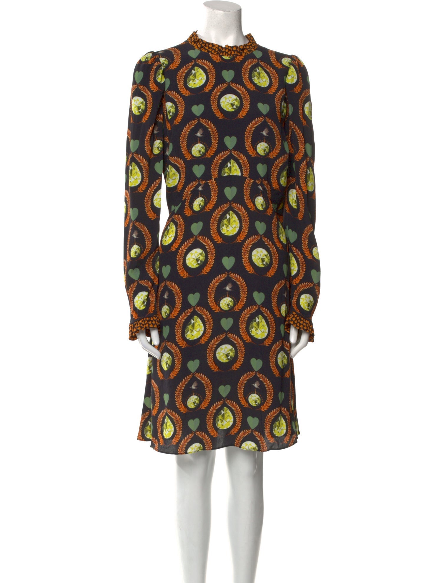 Temperley London Paisley Print Knee-Length Dress