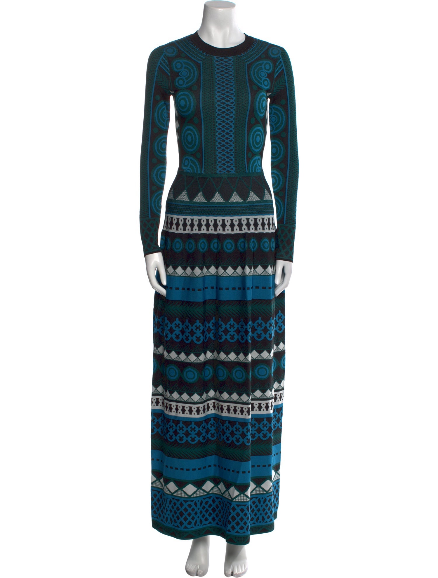 Temperley London Printed Long Dress