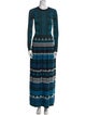 Temperley London Printed Long Dress