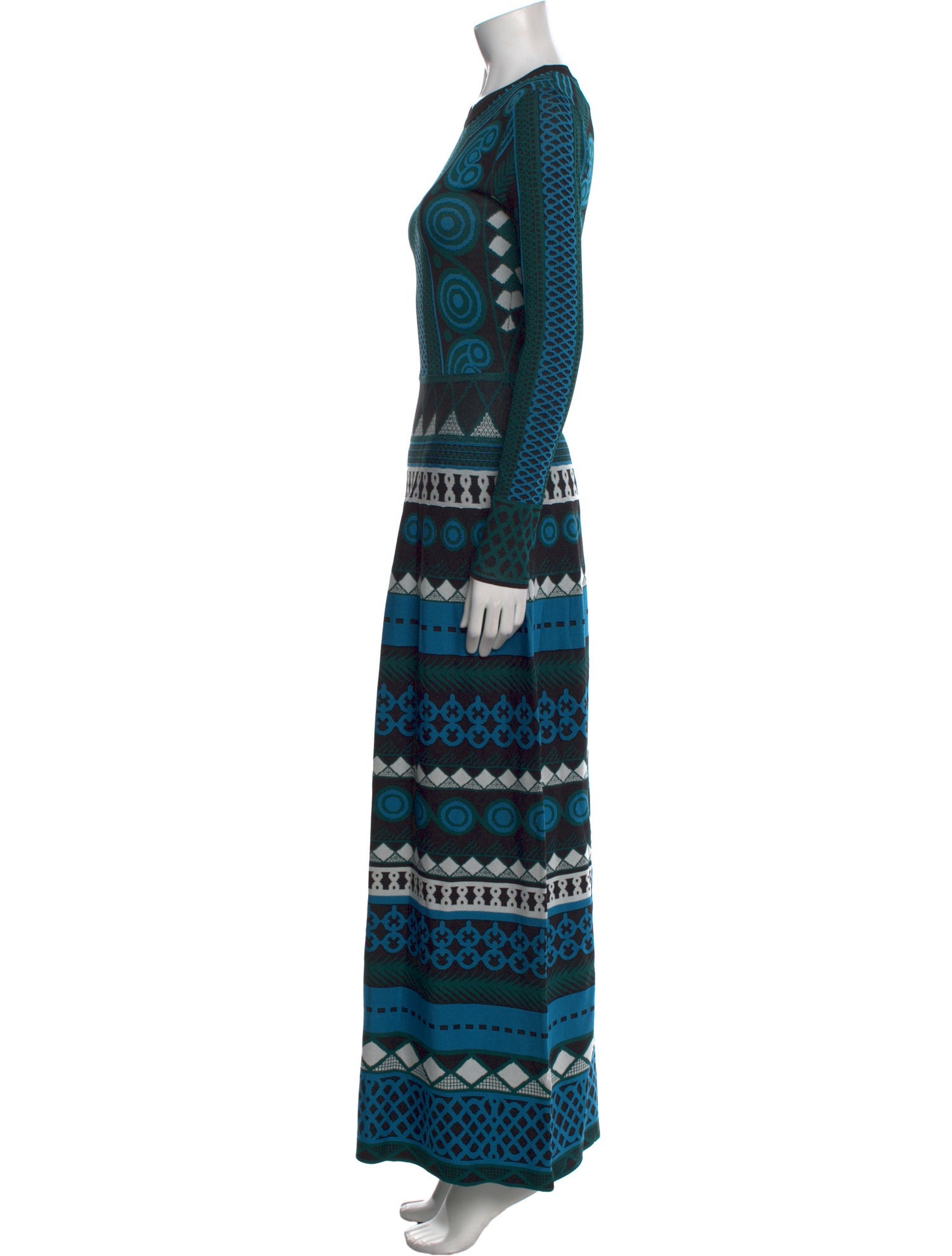 Temperley London Printed Long Dress