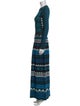 Temperley London Printed Long Dress