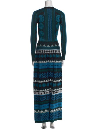 Temperley London Printed Long Dress