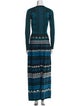 Temperley London Printed Long Dress