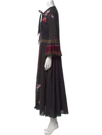Temperley London Printed Long Dress