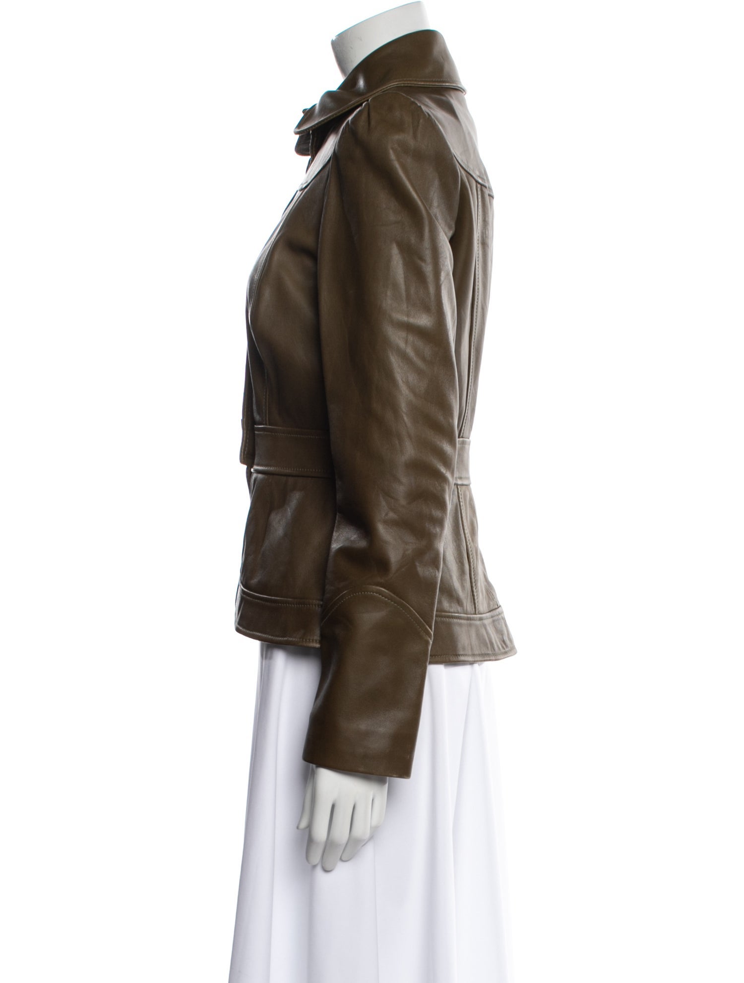Temperley London Leather Utility Jacket