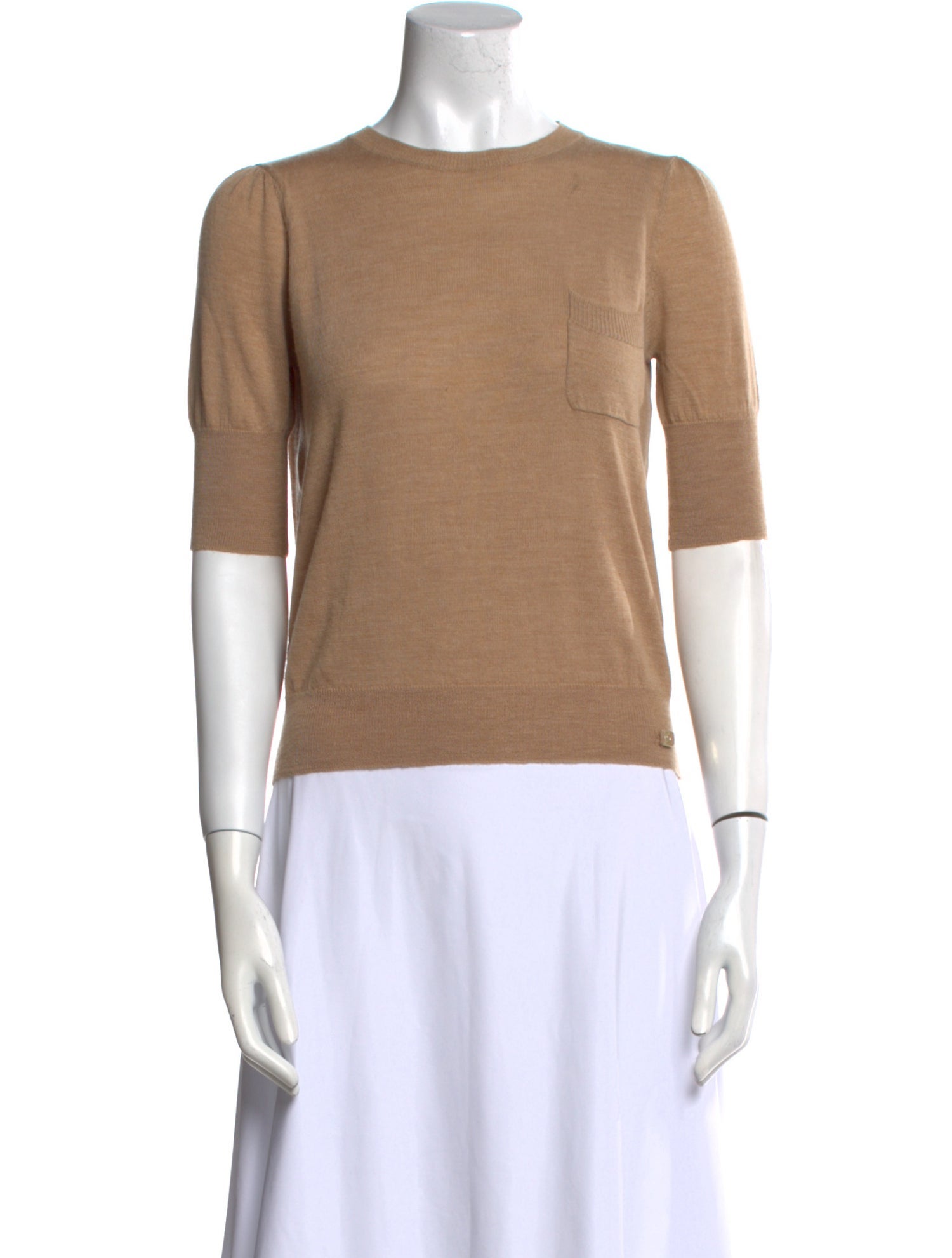 Temperley London Crew Neck Short Sleeve Top