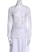 Temperley London Long Sleeve Button-Up Top