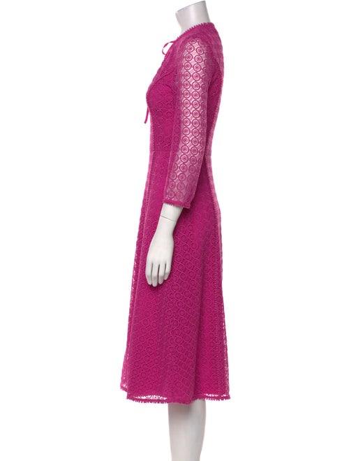 Temperley London V-Neck Midi Length Dress