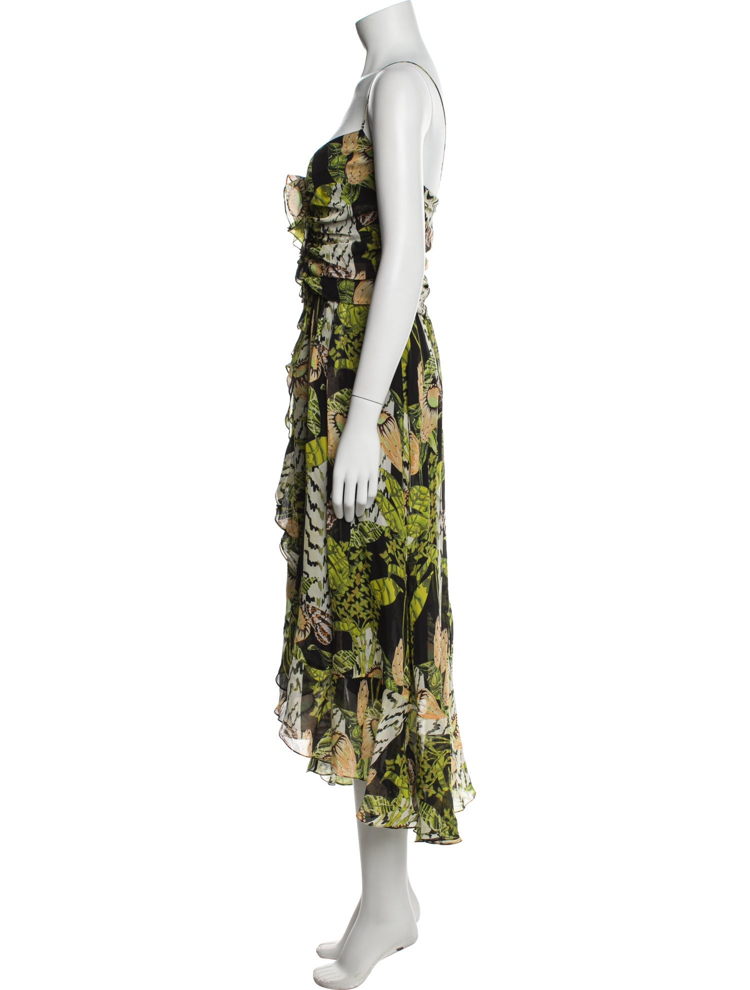 Temperley London Floral Print Long Dress