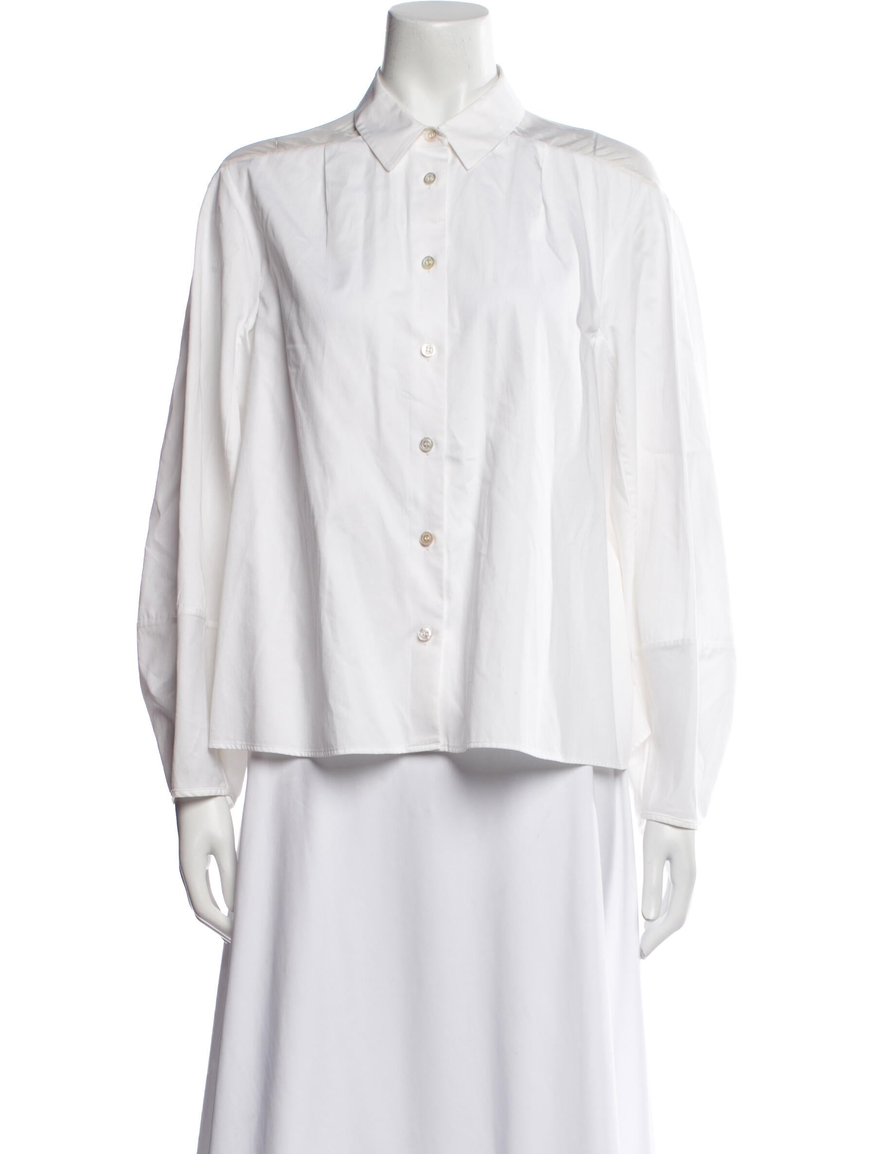 Temperley London Long Sleeve Button-Up Top