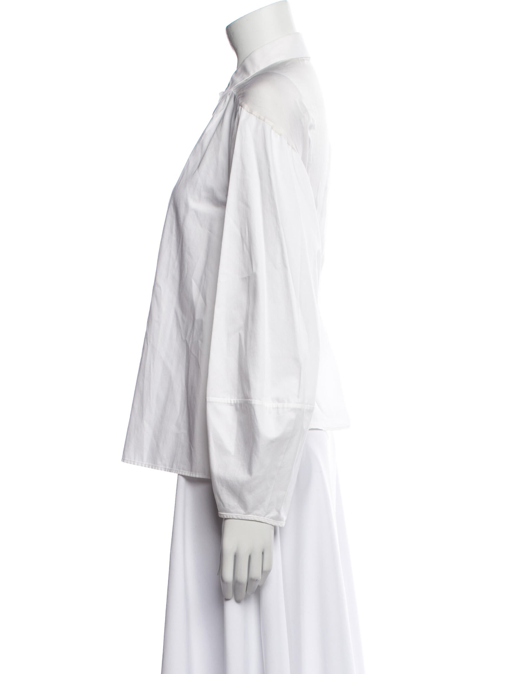 Temperley London Long Sleeve Button-Up Top