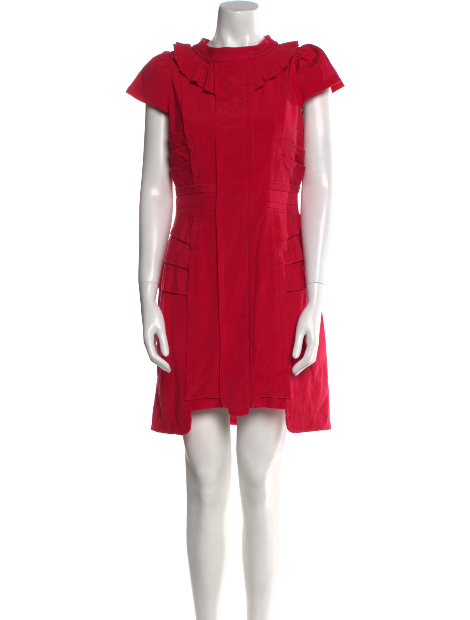 Temperley London Mock Neck Mini Dress