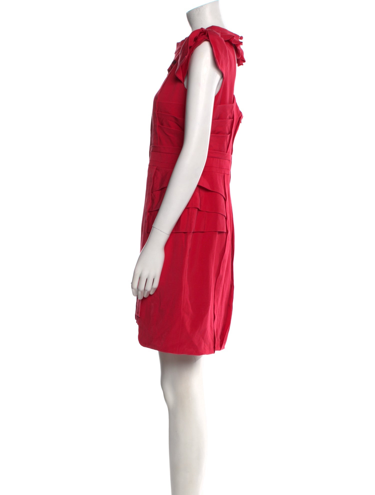 Temperley London Mock Neck Mini Dress