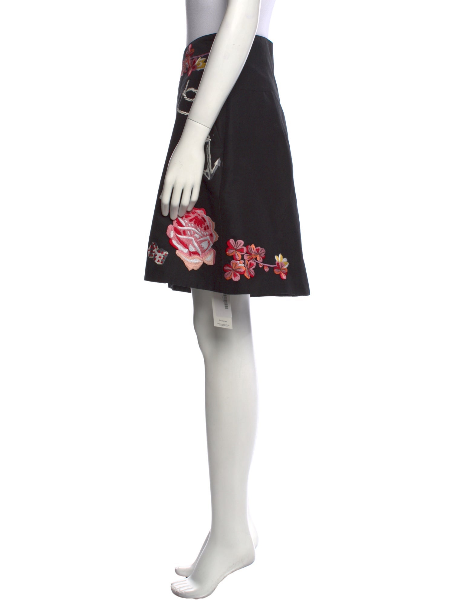 Temperley London Printed Knee-Length Skirt