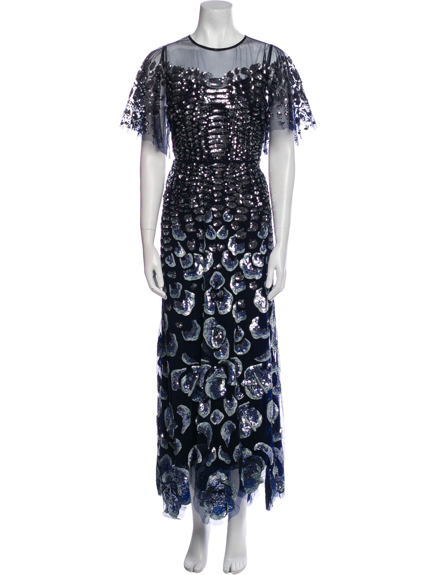 Temperley London Lace Pattern Long Dress w/ Tags