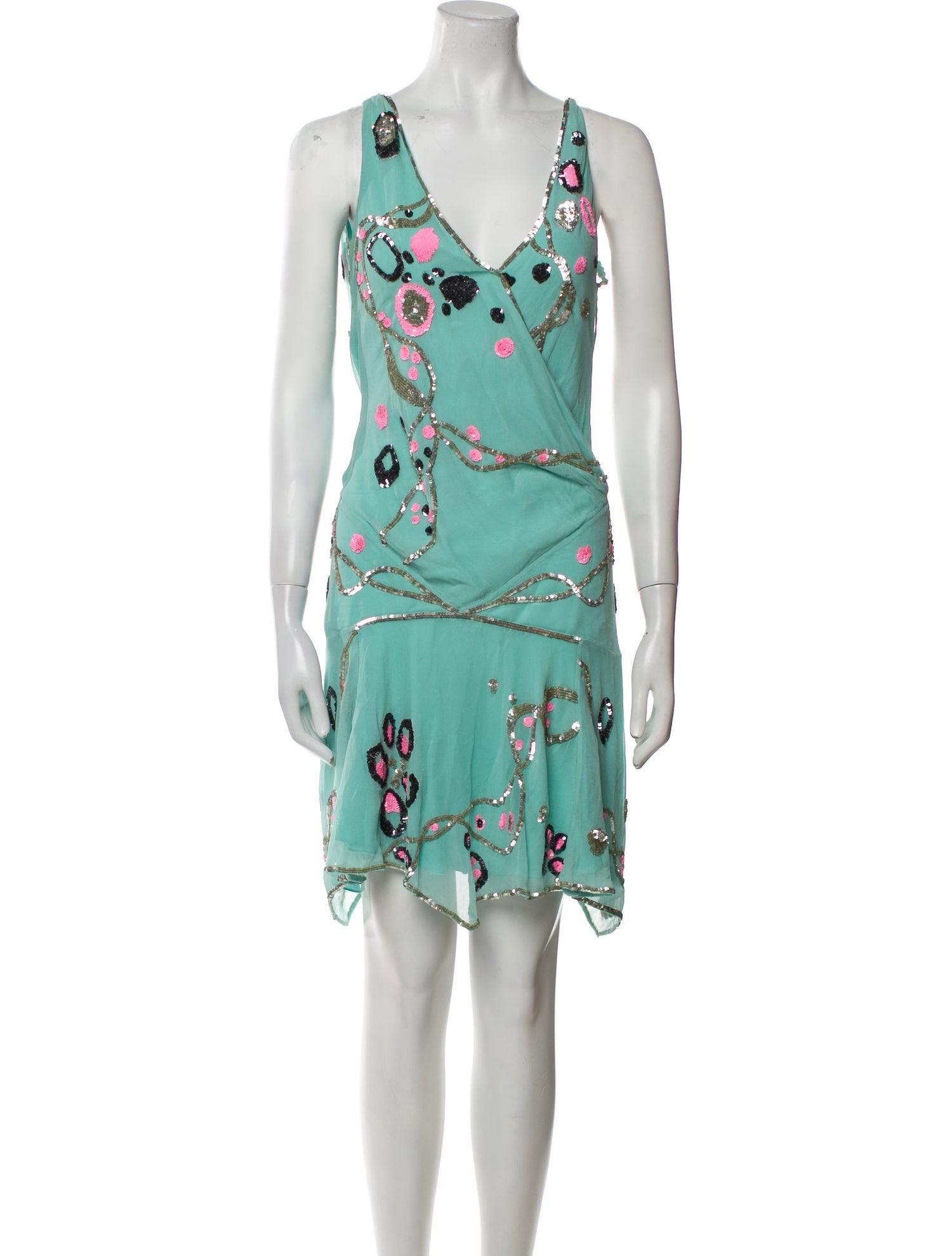 Temperley London Silk Knee-Length Dress