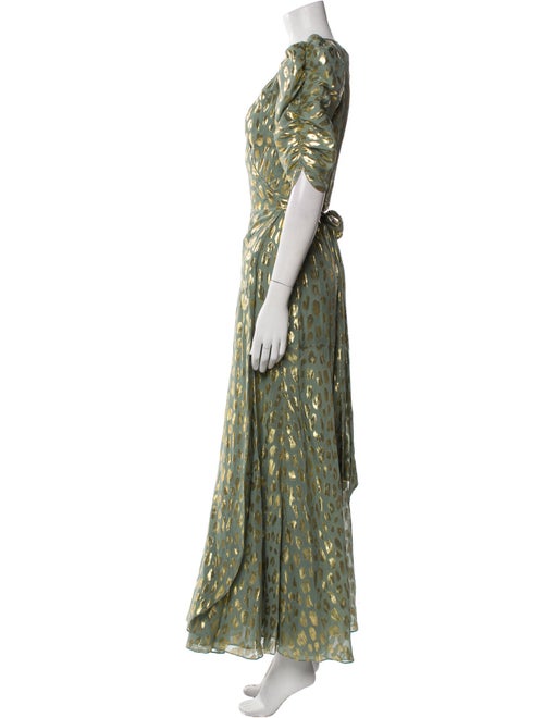 Temperley London Animal Print Long Dress