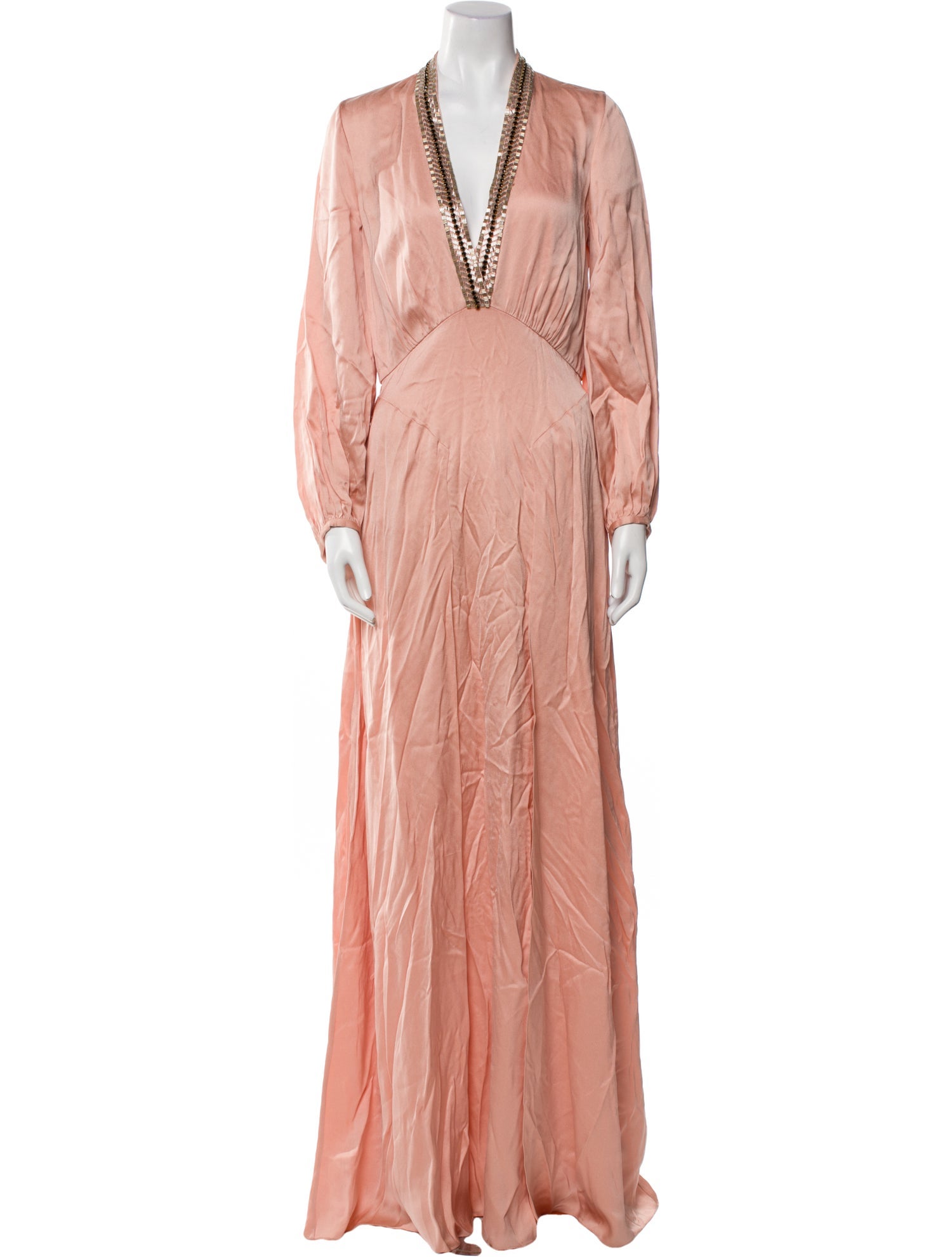 Temperley London V-Neck Long Dress w/ Tags