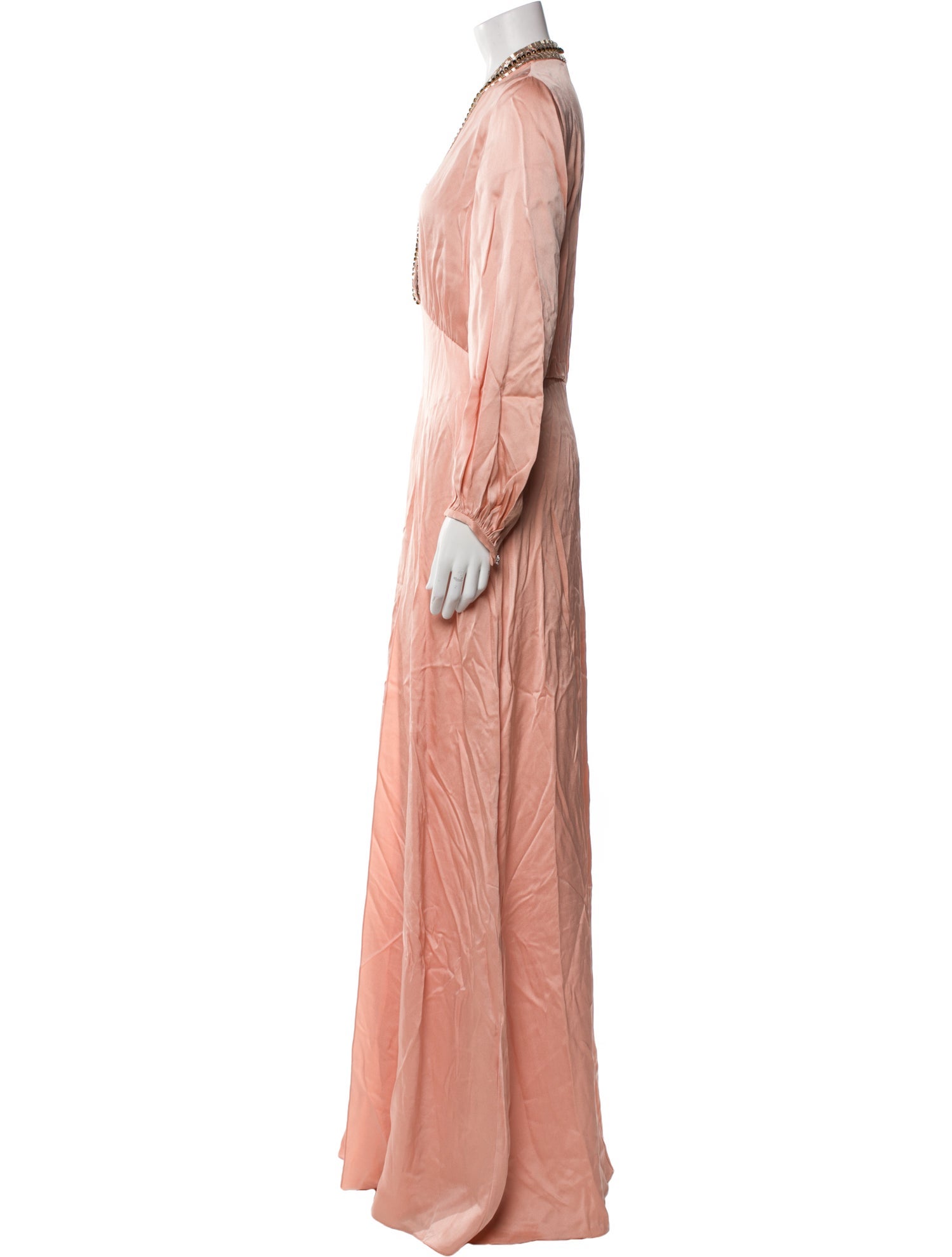 Temperley London V-Neck Long Dress w/ Tags