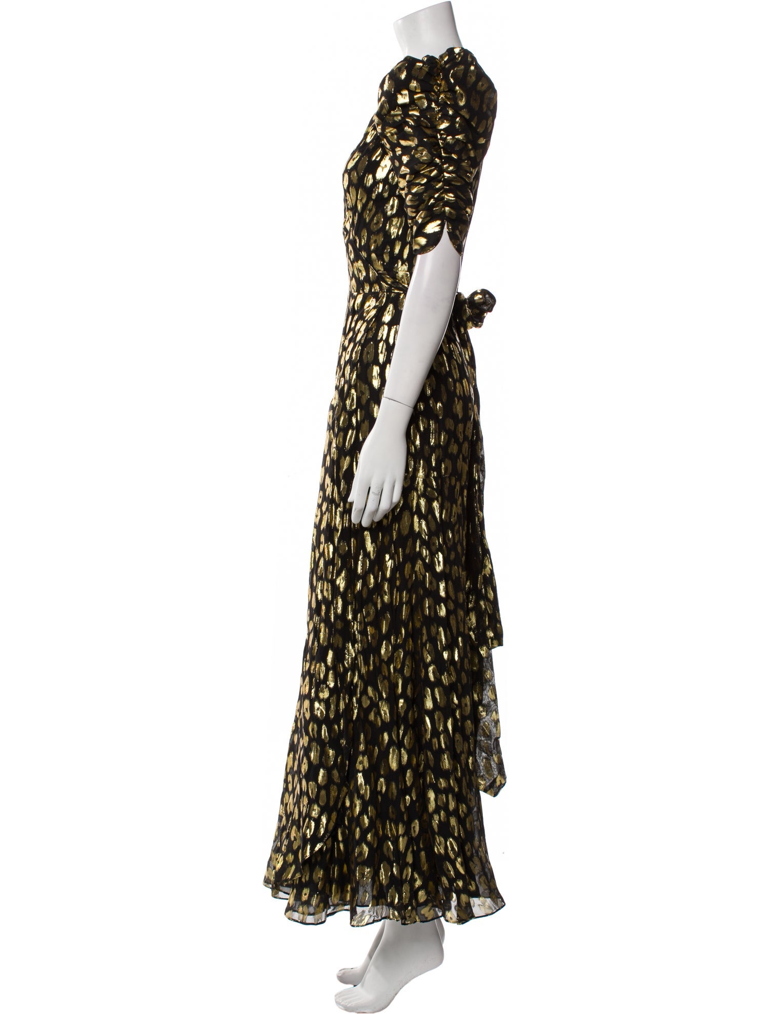 Temperley London Animal Print Long Dress