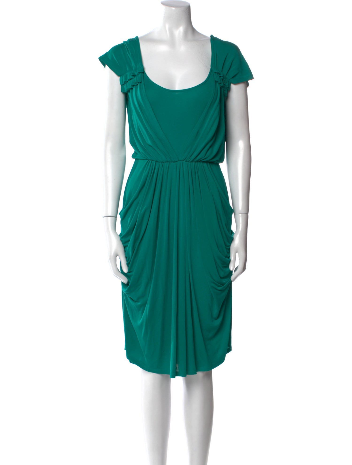 Temperley London Scoop Neck Knee-Length Dress