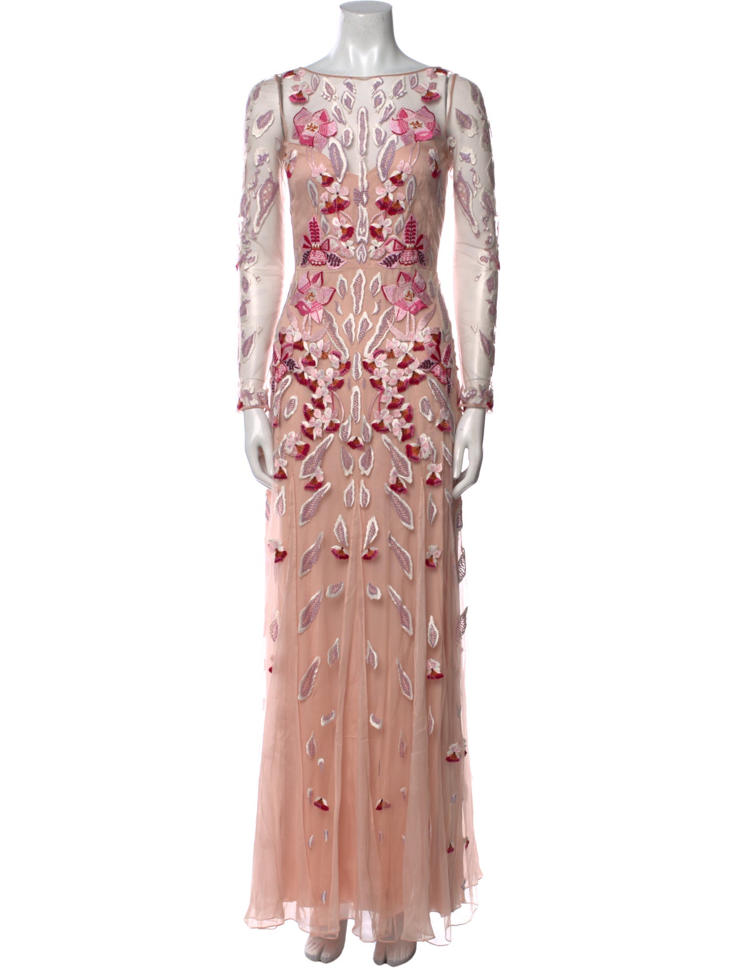 Temperley London Floral Print Long Dress