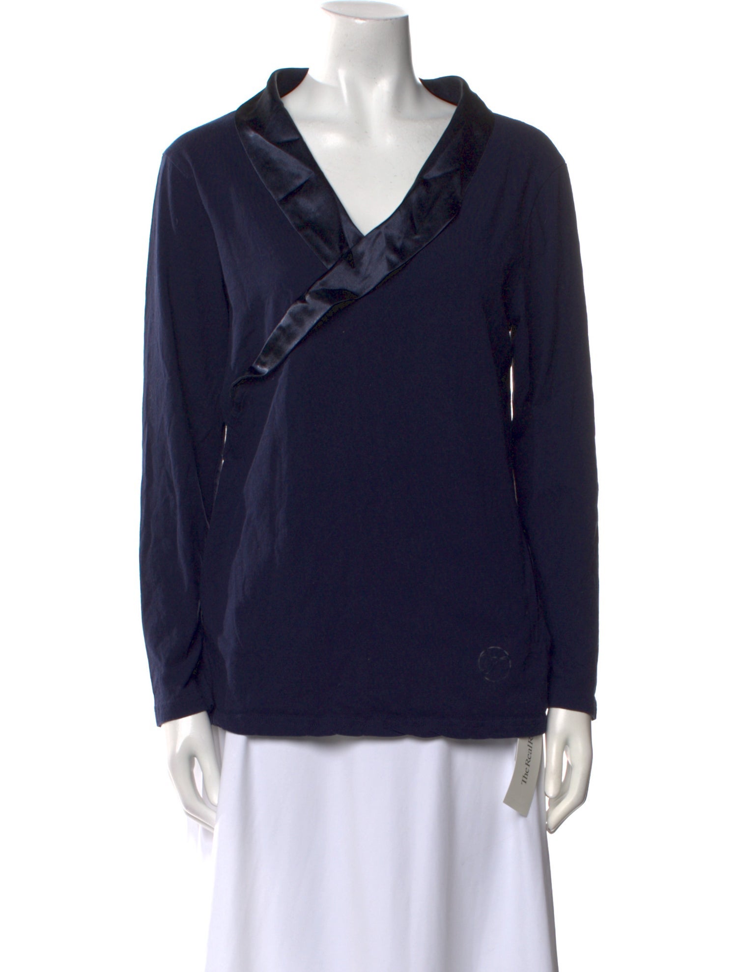 Temperley London V-Neck Long Sleeve Blouse