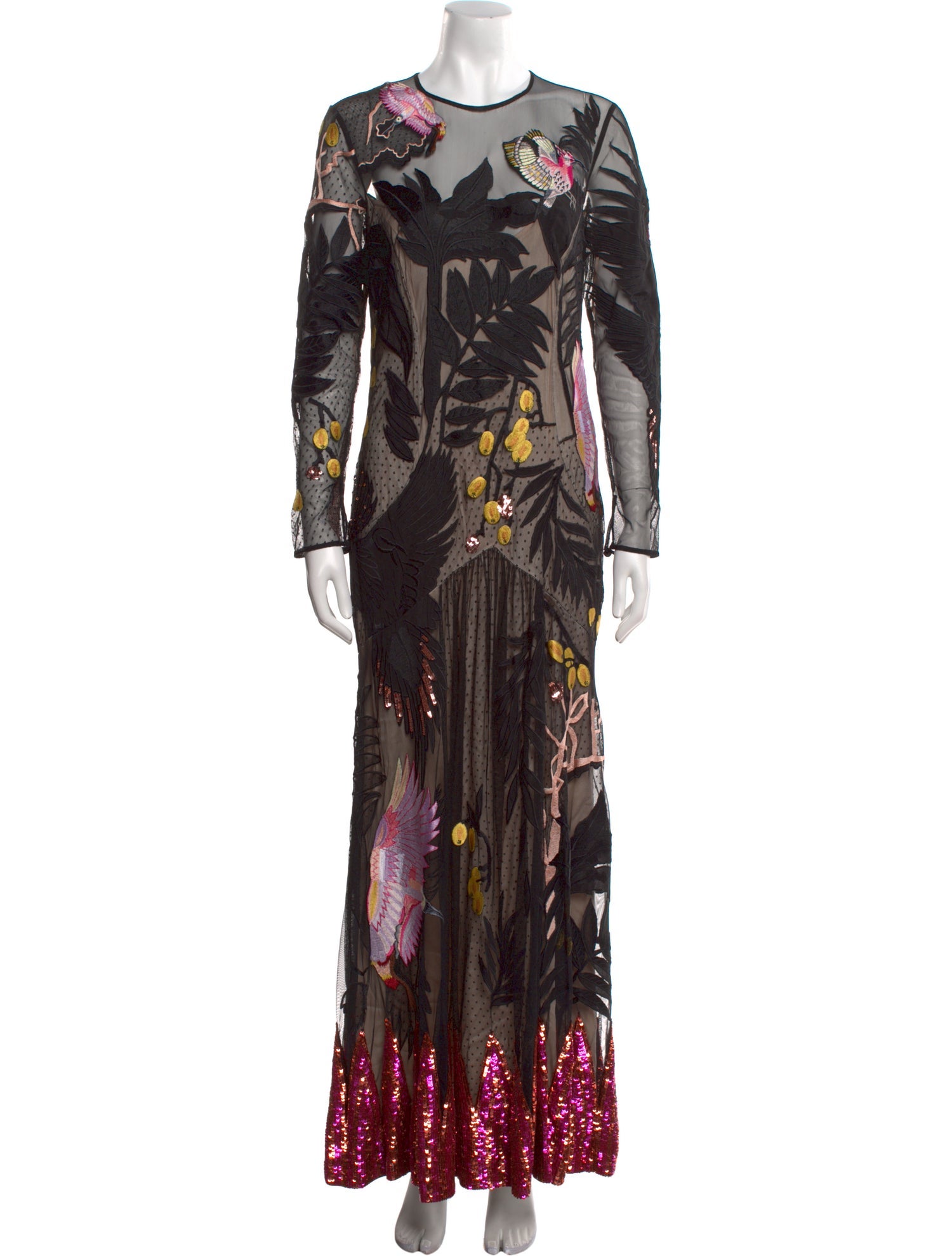 Temperley London Printed Long Dress w/ Tags