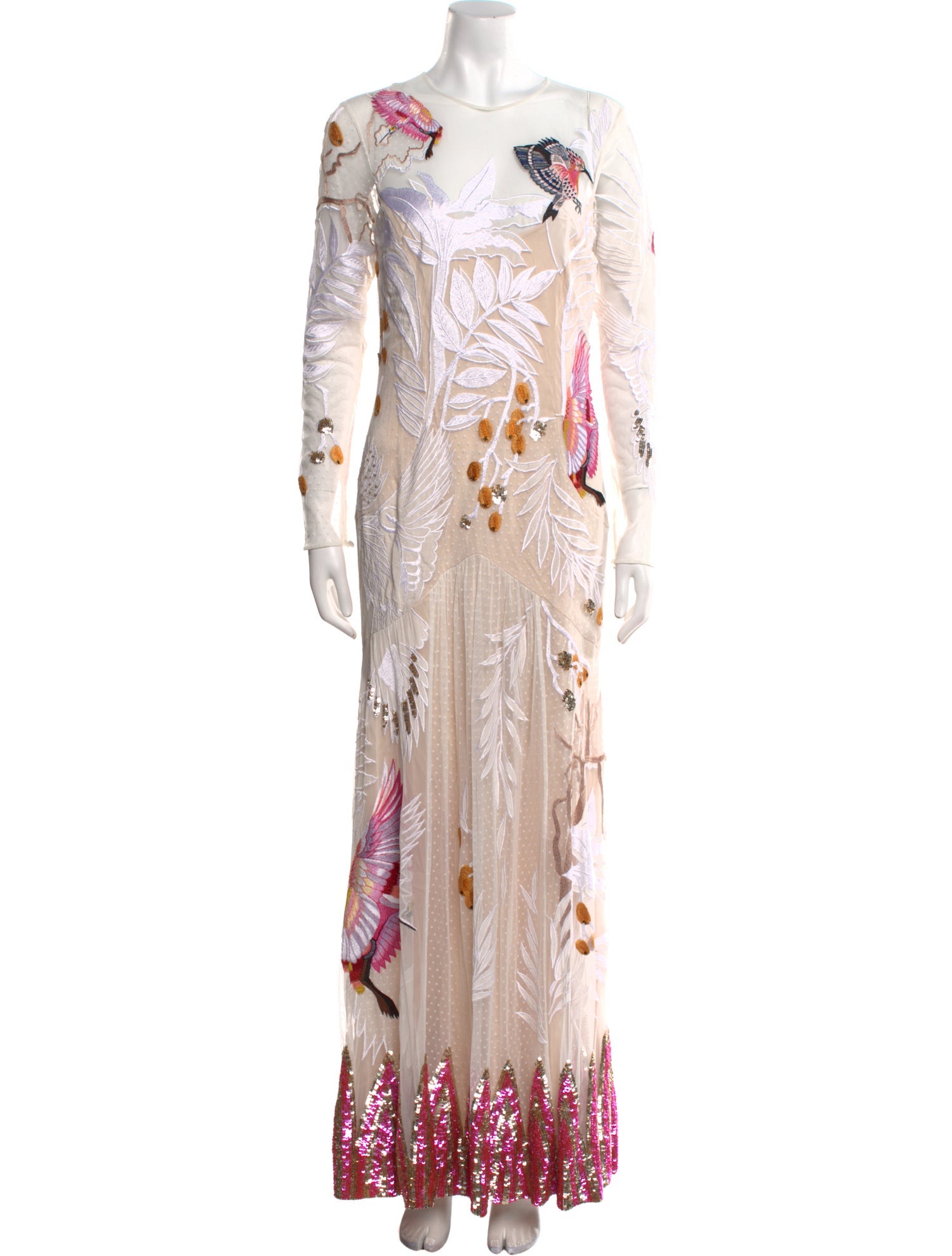 Temperley London Printed Long Dress