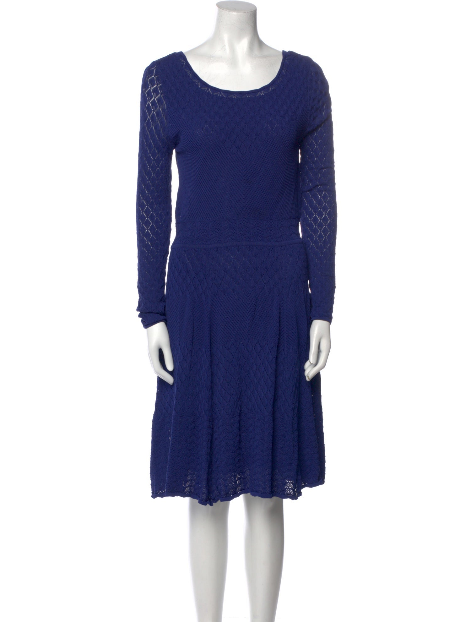 Temperley London Scoop Neck Knee-Length Dress