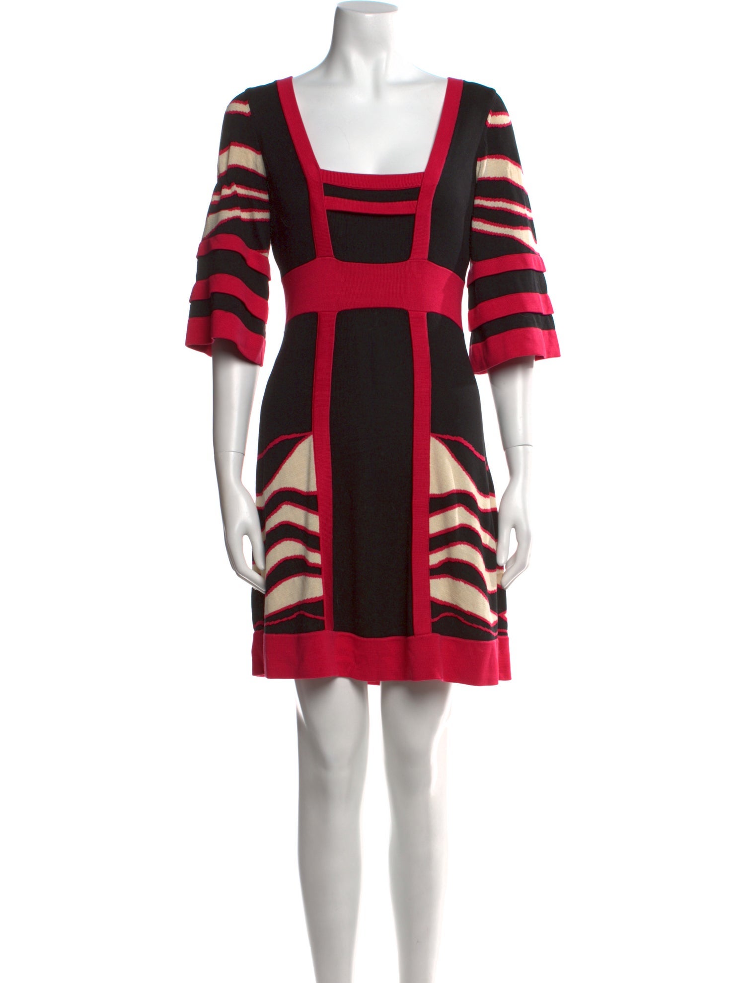 Temperley London Striped Mini Dress