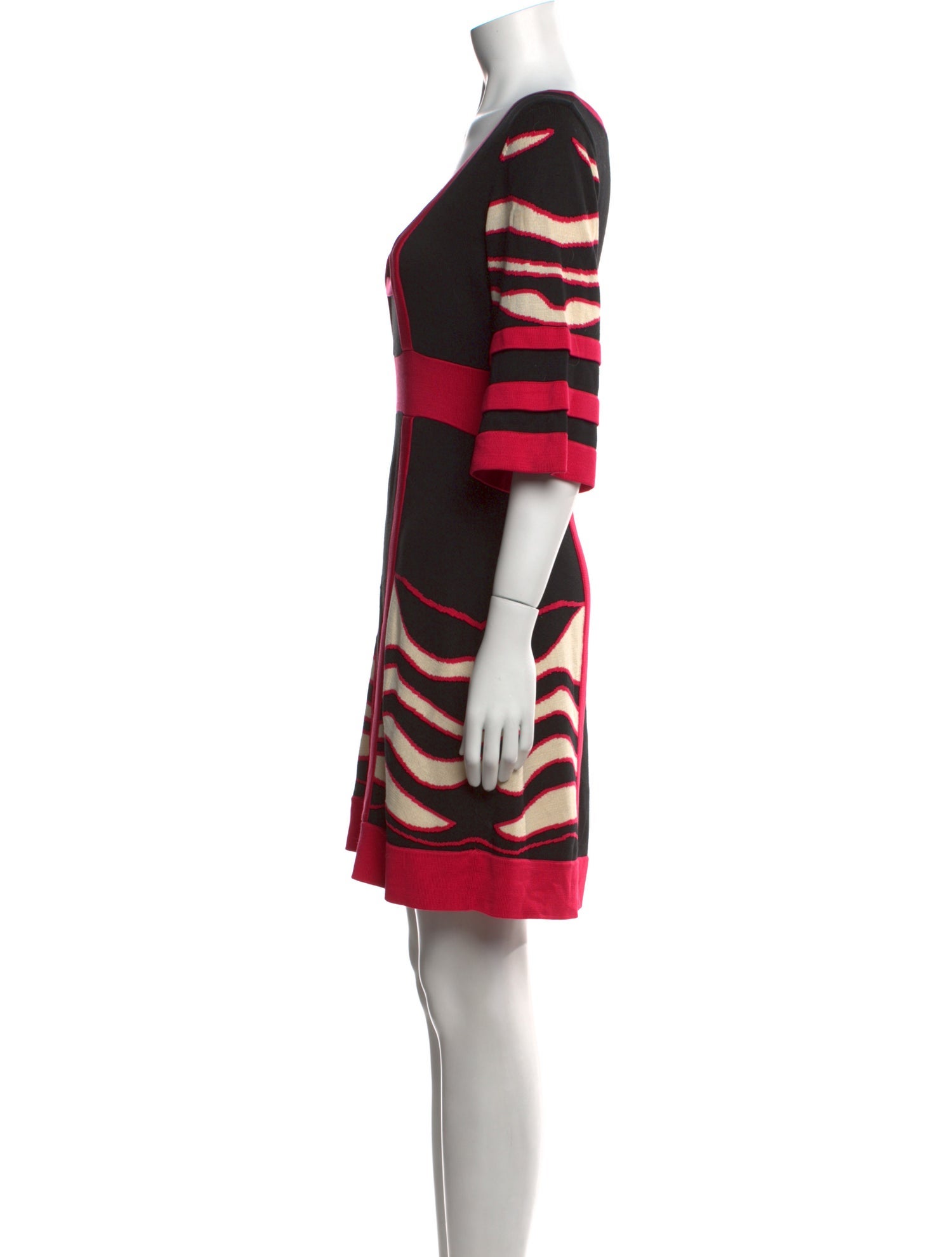 Temperley London Striped Mini Dress