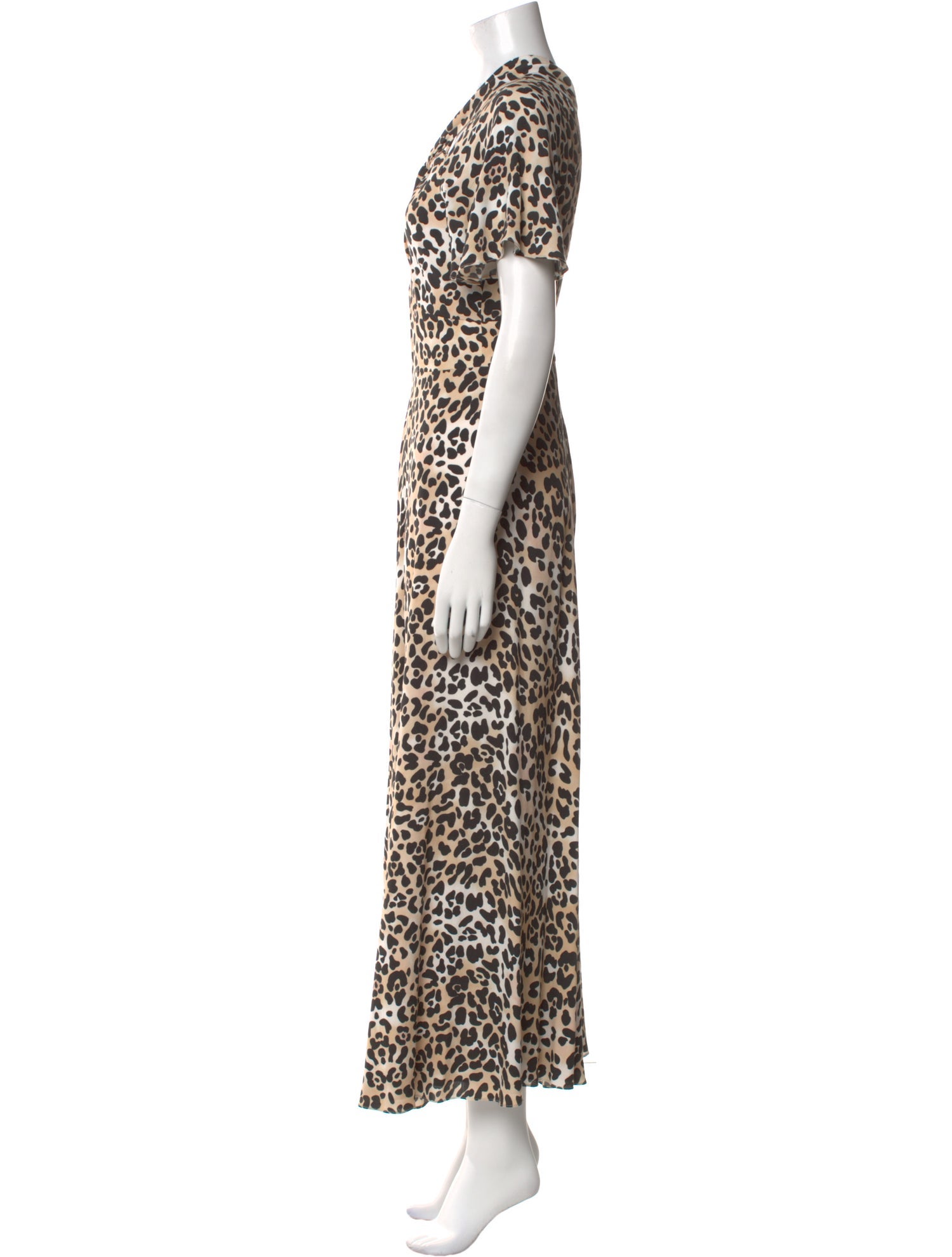 Temperley London Animal Print Long Dress