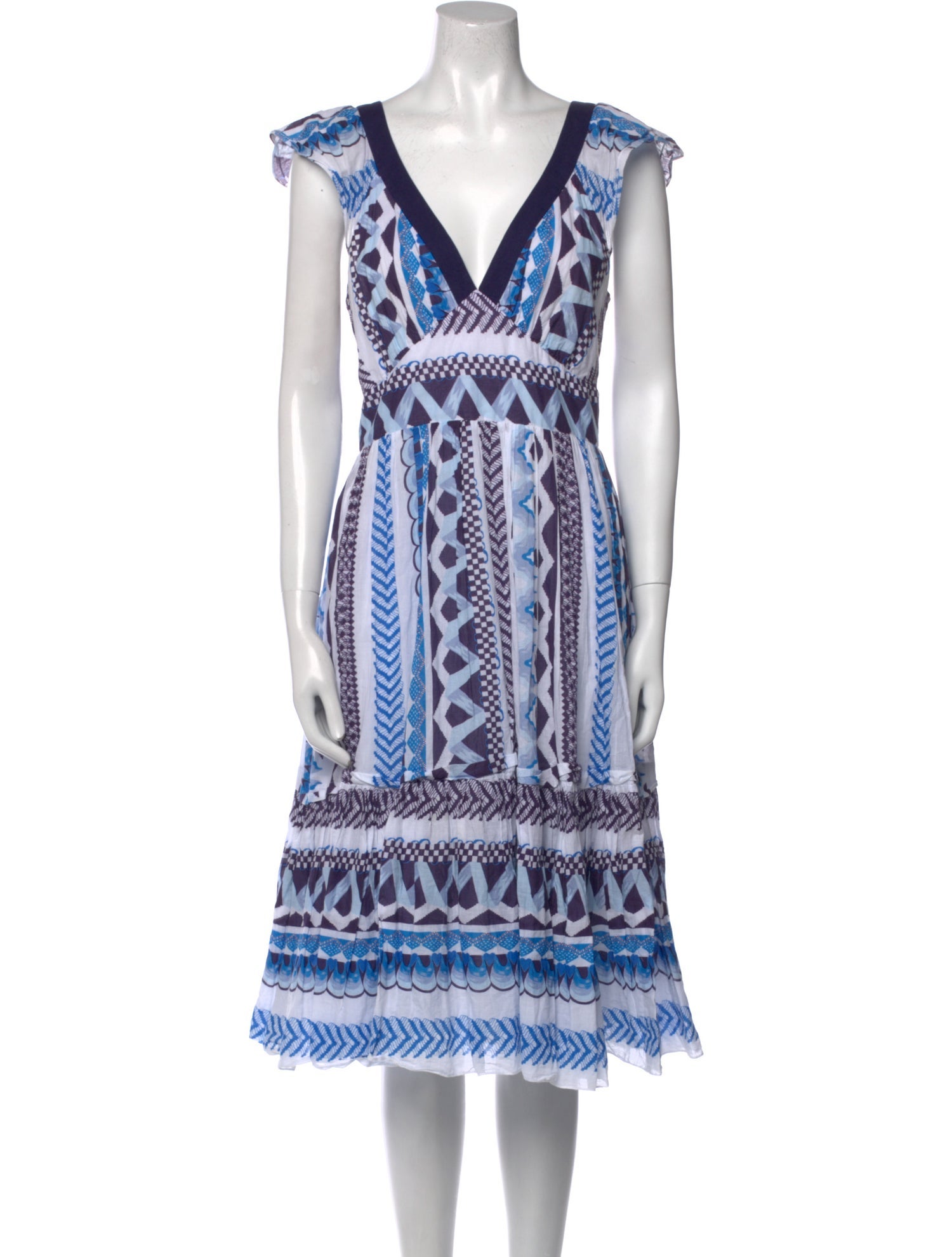 Temperley London Printed Midi Length Dress