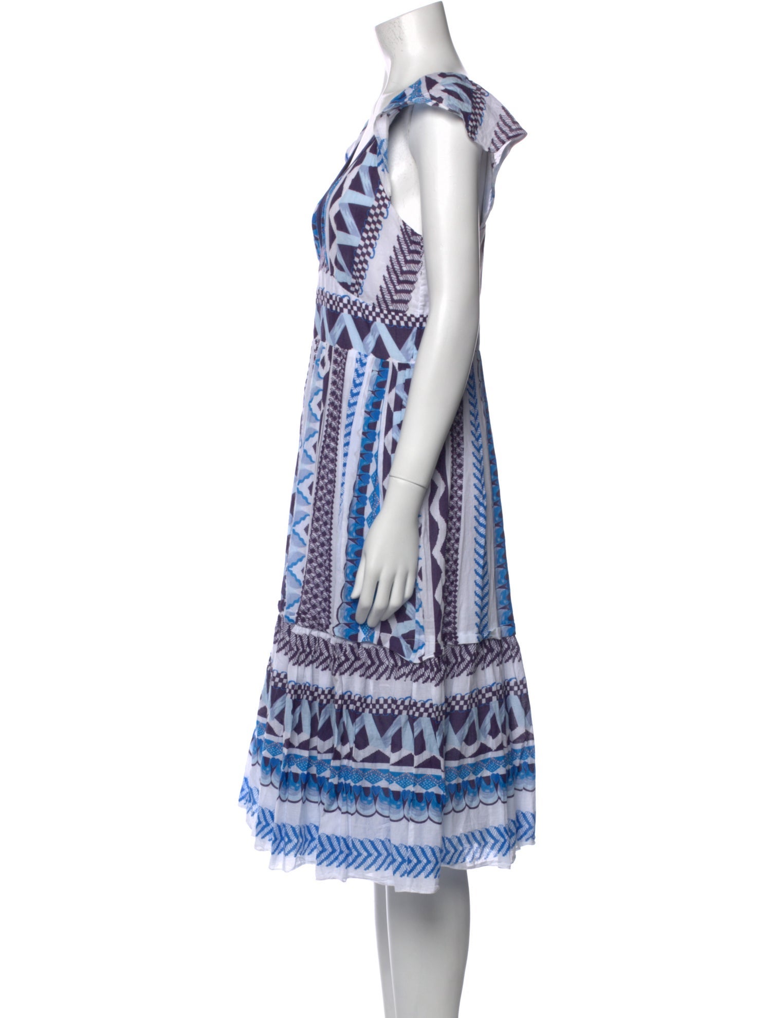 Temperley London Printed Midi Length Dress