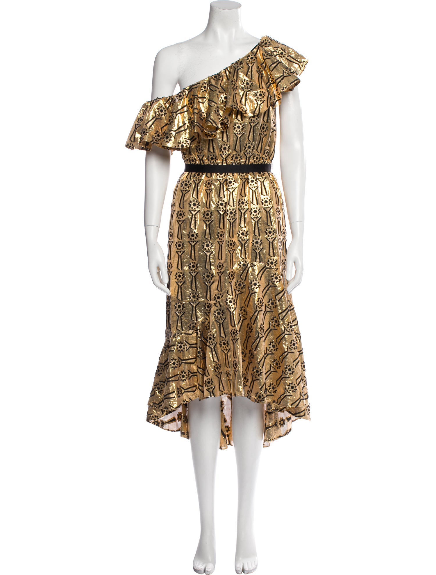 Temperley London Printed Midi Length Dress