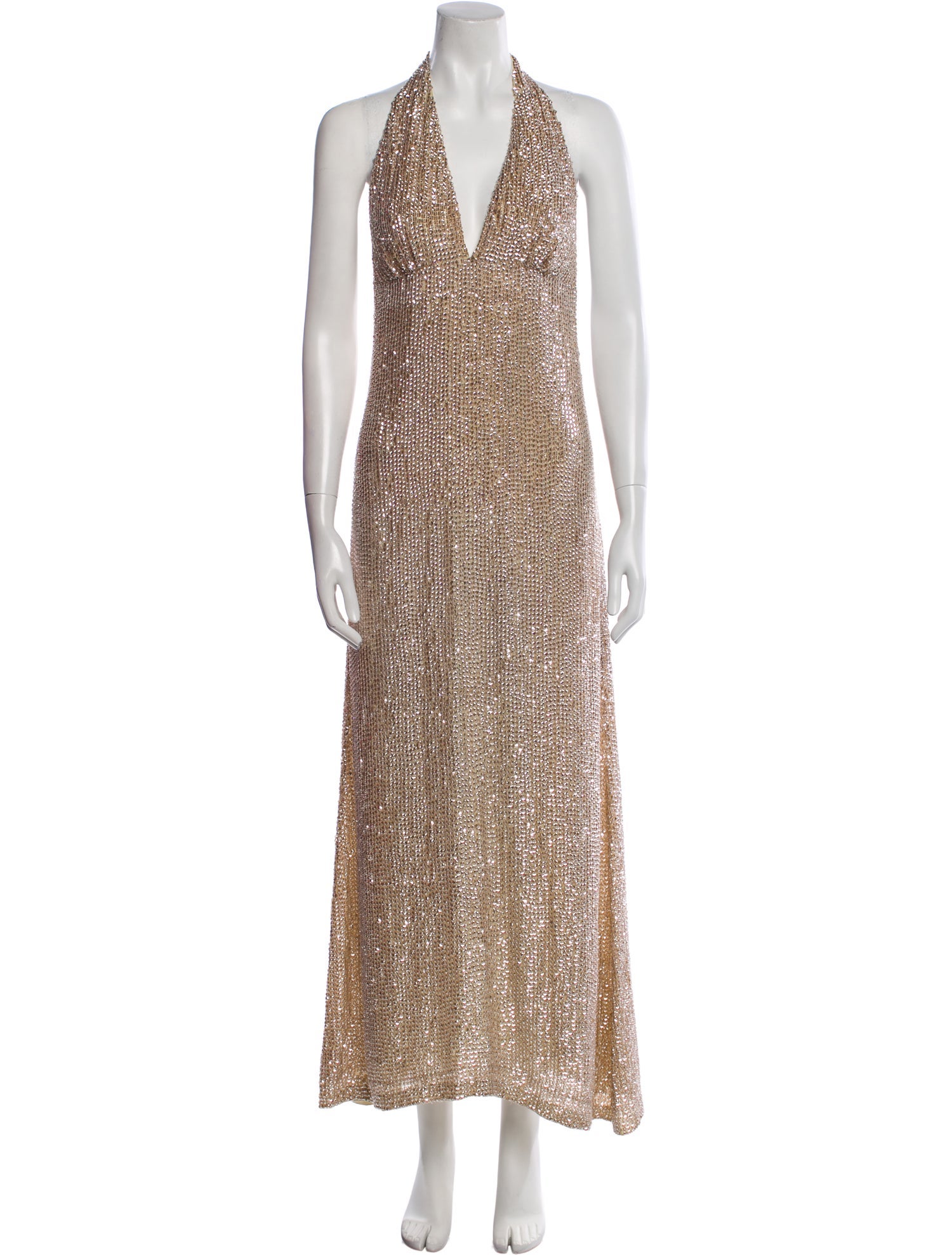 Temperley London Halterneck Long Dress